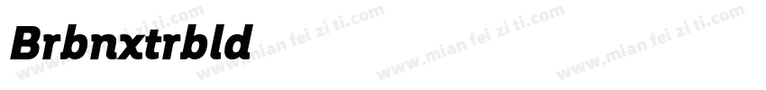 Boriboon Extrabold字体转换